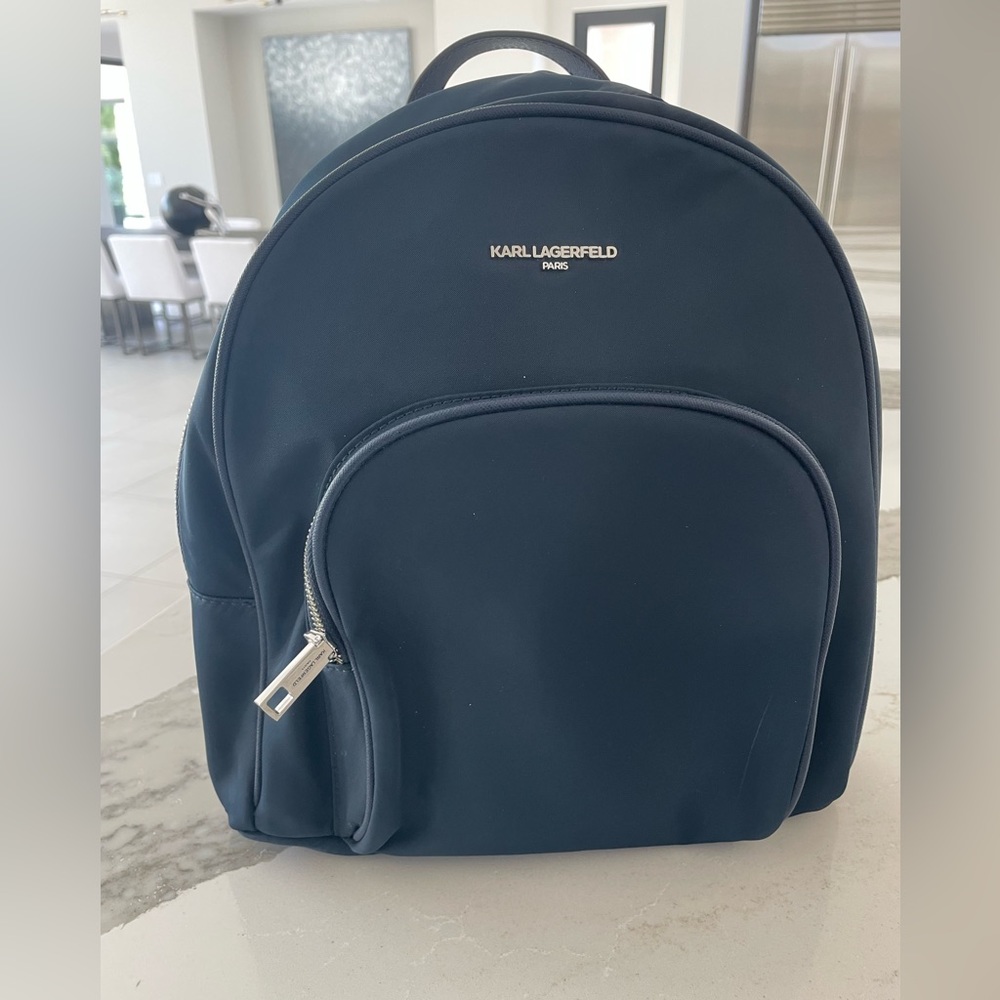 Karl Lagerfeld Navy Backpack
Style#LH9KE938